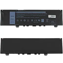 Акумулятор Dell F62G0 (Inspiron 13 5370, 7370, 7386) 11.4V 3166 mAh 38Wh Black