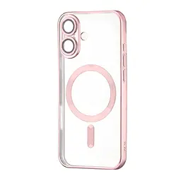 Чохол Ductil Metallic Edge with MagSafe (Protected Camera & Lens) iPhone 16 Pink