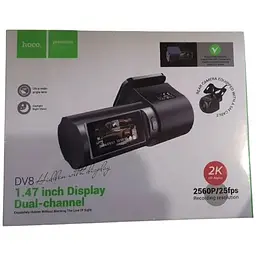 Автомобільний відеореєстратор Hoco DV8 2K Чорний - мініатюра 7