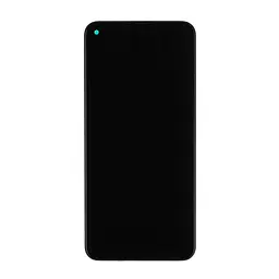Дисплей для смартфона (телефону) Xiaomi Redmi Note 9 5G, Redmi Note 9T 5G, Nightfall Black, (у зборі з тачскріном)(з рамкою)(Service Original) - мініатюра 2