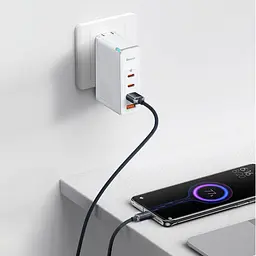 Кабель Baseus Crystal Shine Series Fast Charging Type-C 100W (1.2m) black (CAJY000401) - мініатюра 2