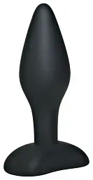 Анальна пробка Orion Black Velvets Small, 9х2,6 см, чорний