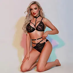 Комплект жіночої еротичної білизни JSY 5966 One Size - мініатюра 6