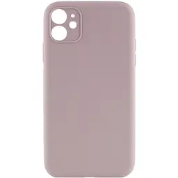 Чохол Silk Full Camera Protective (AA) NO LOGO для Apple iPhone 12 (6.1") Сірий / Lavender