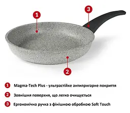 Сковорода Flonal Dura Induction 28 см (DUIPD2830) - мініатюра 4