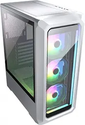 Корпус Cougar Archon 2 Mesh RGB White, без БЖ, Mid Tower, ATX/Micro ATX/Mini ITX, 1xUSB 2.0, 2xUSB 3.0, 3x120 мм ARGB Fan, скляне вікно - мініатюра 3