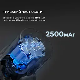 Акумуляторний пилосос Deerma DEM-T30W Station - мініатюра 6