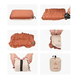Туристична подушка Naturehike NH21ZT001 Peach (6927595772874) - мініатюра 8