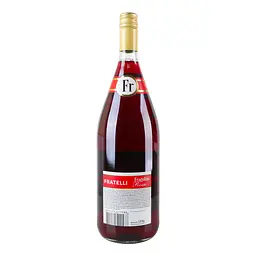 Напій винний Fratelli Fragolino Rosso червоний напівсолодкий слабоалкогольний газований 6-6.9% 1.5 л - мініатюра 3