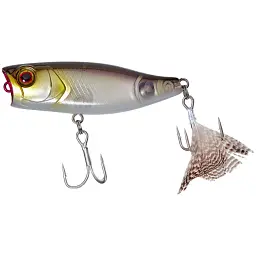 Воблер Jackall Chubby Popper 42F 42mm 3,3g Ghost Wakasagi
