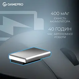 Миша GamePro Asgard Surt Wireless White (GM017W) [140401] - мініатюра 8