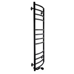 Рушникосушарка UNIO LDE EL 1200-500-12 BLK Драбинка Дуга Еліт чорна (21554) - мініатюра 4