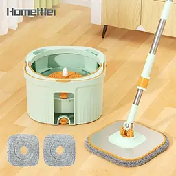 Набір швабра та відро з віджимом Homettler CW064 - мініатюра 5