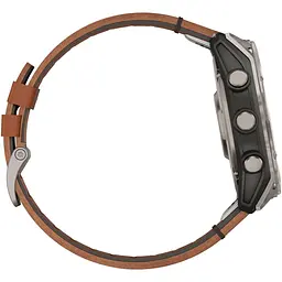 Смарт-годинник Garmin Fenix 8 AMOLED Sapphire 51mm Titanium with Chestnut Leather Band [010-02905-40] [115083] - мініатюра 5