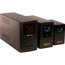 Пристрій безперебійного живлення GEAR GU-1200MLCD - мініатюра 4