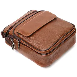 Шкіряна чоловіча сумка Vintage 19,5х24х4,5 см sum0023581 - мініатюра 3