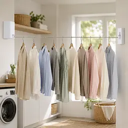 Білизняна мотузка для речей Clothesline 4.2 метри / Трос для білизни White - мініатюра 2