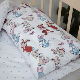 Комплект дитячої постільної білизни ТЕП Тепік 1-3 роки Милі зайченятка (2-04000_27373) - мініатюра 4