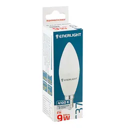 Світлодіодна лампа Enerlight С37, 9W, 4100K, E14 (C37E149SMDNFR) - мініатюра 2