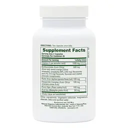 Комплекс Nature's Plus Super C Complex Вітамін С 1000 мг + біофлавоноїди 500 мг 90 капсул - мініатюра 3