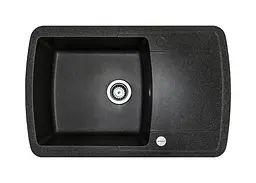 Кухонна мийка Adamant OPTIMAKS графіт 775x495x200 мм, з крилом 77,5 см