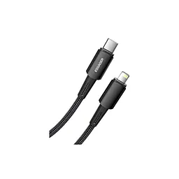 Дата кабель USB-C to Lightning 2.0m 20W black Essager (EXCTL-CGA01) - миниатюра 3