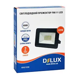 Прожектор Delux FMI 11 LED 30Вт 6500K IP65 (90021206) - мініатюра 3