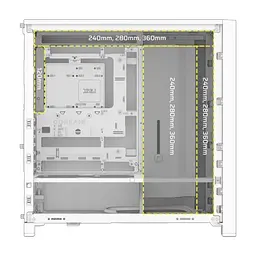 Корпус для ПК Corsair FRAME 4000D RS White (CC-9011313-WW) - мініатюра 8