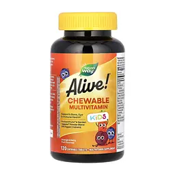 Вітамінний Комплекс для Дітей Alive!® Kids - 120 жувальних таблеток 