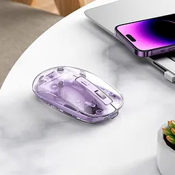 Бездротова миша Hoco GM29 Mysterious Dual-Mode Silent Wireless Mouse Purple - мініатюра 3