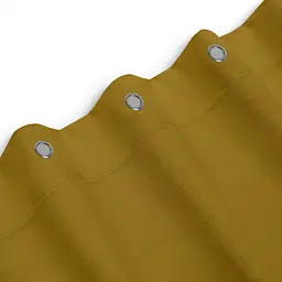 Шторка для душу та ванної Cosas з кільцями 180х200 honey, гірчичний (ShowerCurtains_25Honey_DUK_180x200_Hook) - мініатюра 5