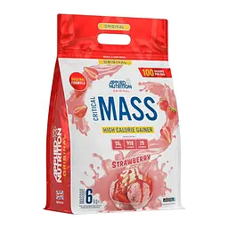 Гейнер Original Critical Mass, 6 кг Полуниця Applied Nutrition fit0024129