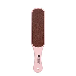 Тертка для п'ят двостороння абразивна Salon Professional 814, Рожева