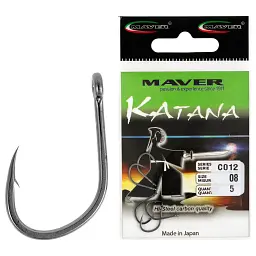 Крючок Maver Katana C012A №08 (5шт/уп) - миниатюра 3