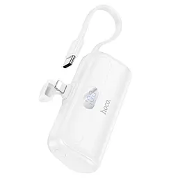 Акумулятор зовнішній із вбудованим кабелем Hoco J116 Pro Pocket Lightning вихід 5000mAh - мініатюра 3