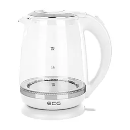 Електрочайник ECG RK 2020 White Glass білий (RK2020 White Glass)