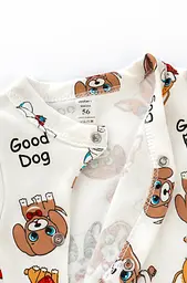 Сліп ясельний з діагональною застібкою на кнопках Cute dogs
