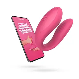 Вібратор для пар EasyConnect Orio, 8 см (рожевий)