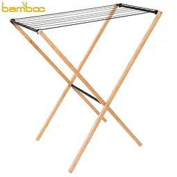 Сушарка для білизни підлогова Casa Si Bamboo Dryer S Braun (CS92303W06), Коричневий - мініатюра 2