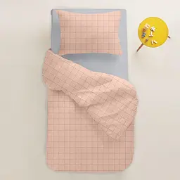 Дитяча постільна білизна в ліжечко ROSE GEOMETRY, рожевий (CellAshrose_Grey_140) - мініатюра 2