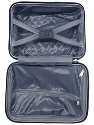 Б'юті-кейс Milano bag 0306/14 колір срібний розмір великий L - мініатюра 2