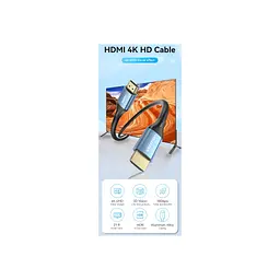 Кабель мультимедійний HDMI M to HDMI M 5.0m V2.0 4K60Hz blue Vention (ALHSJ) - мініатюра 8