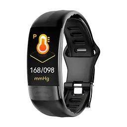 Розумний фітнес-браслет Jiks Fit lite з тонометром і ЕКГ (Чорний) - мініатюра 4