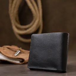 Чоловіче шкіряне портмоне GRANDE PELLE 11х9х2 см acs0018650 - мініатюра 7