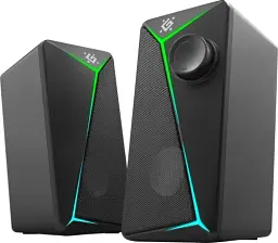 Акустична система 2.0 Defender J5, Black, 6 Вт, 3.5 мм, LED підсвічування, живлення від USB, 1 м (65965) - мініатюра 3