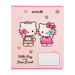 Зошит Kite Hello Kitty, 12 аркушів, клітинка (HK25-232-2), в асортименті - мініатюра 9
