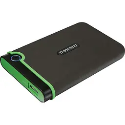 Накопичувач Transcend зовнiшнiй HDD 2.5` USB 2.0TB StoreJet 25M3 Iron Gray Slim (TS2TSJ25M3S) - мініатюра 3