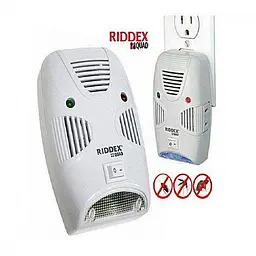 Відлякувач електромагнітний мишей тарганів мух комарів Riddex Quad Pest Repelling Aid - мініатюра 3