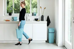 Відро для сміття Brabantia Sort&Go, 40 л, м'ятний (251085) - мініатюра 7