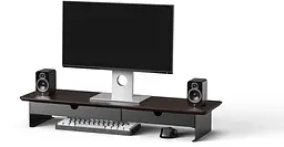 Настільна підставка для монітора Officepro MR145DW Dark Wood/Black (MR145DW) - мініатюра 3